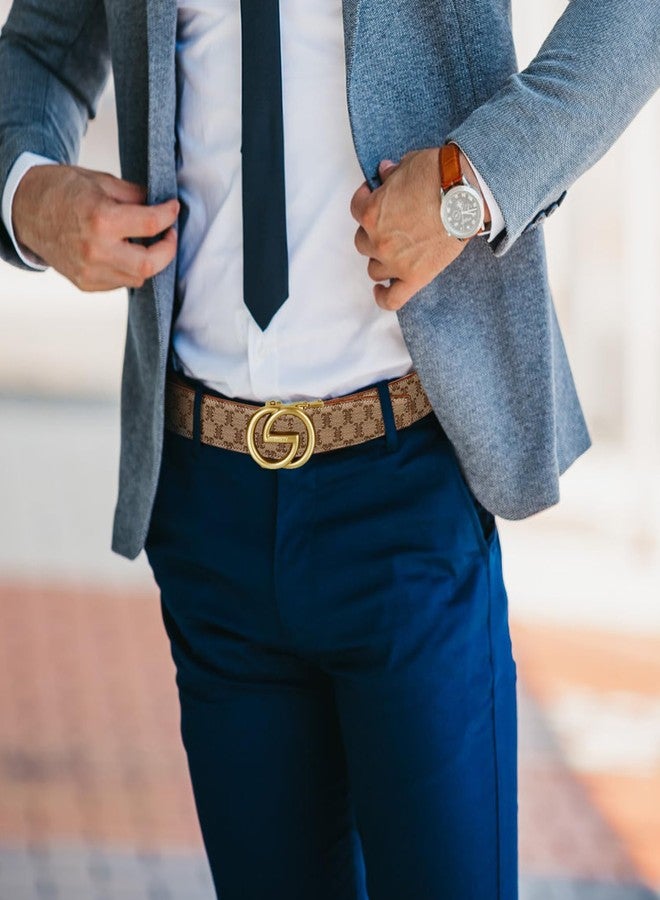 ITIEZY Ratchet Belts for Men - Leather Click Belt for Casual Dress 1 3/8", Mens Adjustable Belt Trim to Fit - Image 2